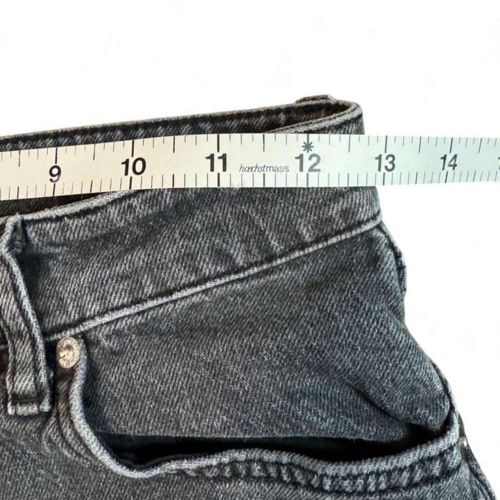 BDG high-rise stretch flare distressed jeans Charcoal black Size 27 - Picture 7 of 8